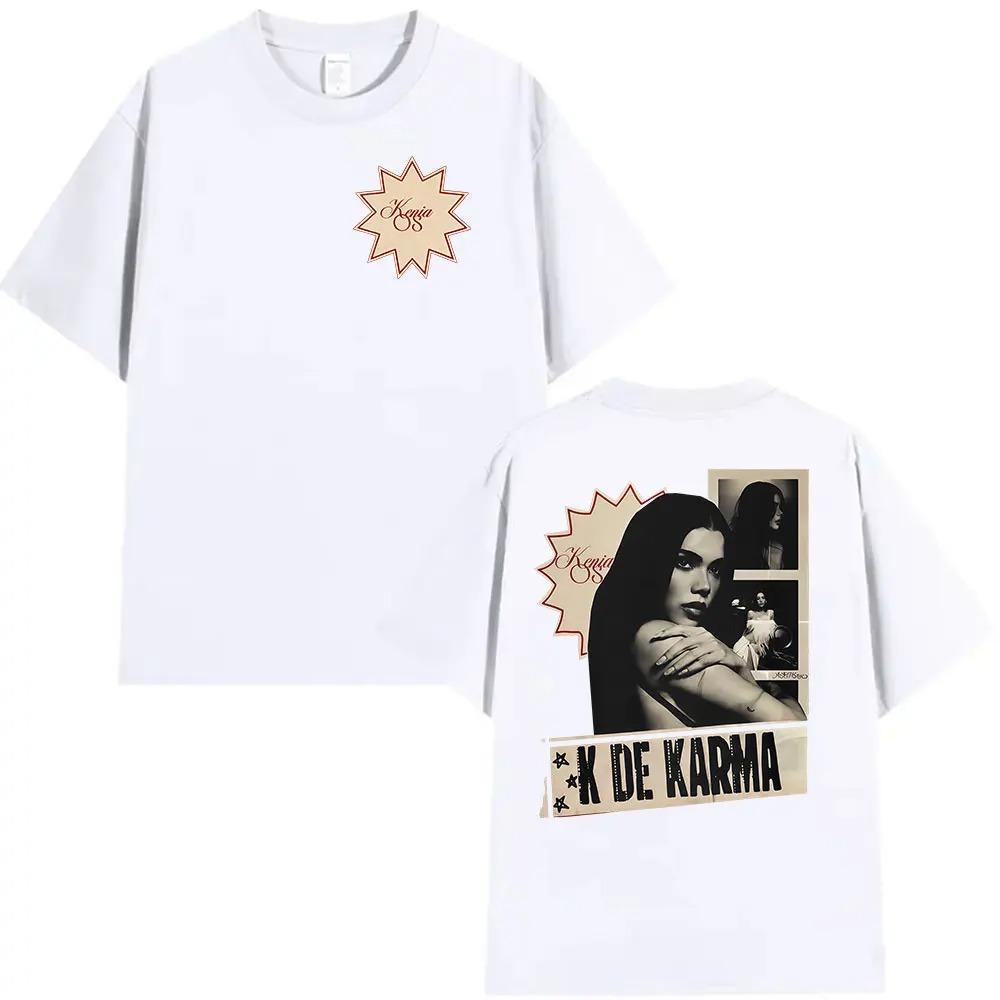 Vintage Kenia Os K De Karma Album 2026 Graphic T Shirt Men Women Harajuku Clothing Short Sleeve T-shirts Gothic Hip Hop T-shirt