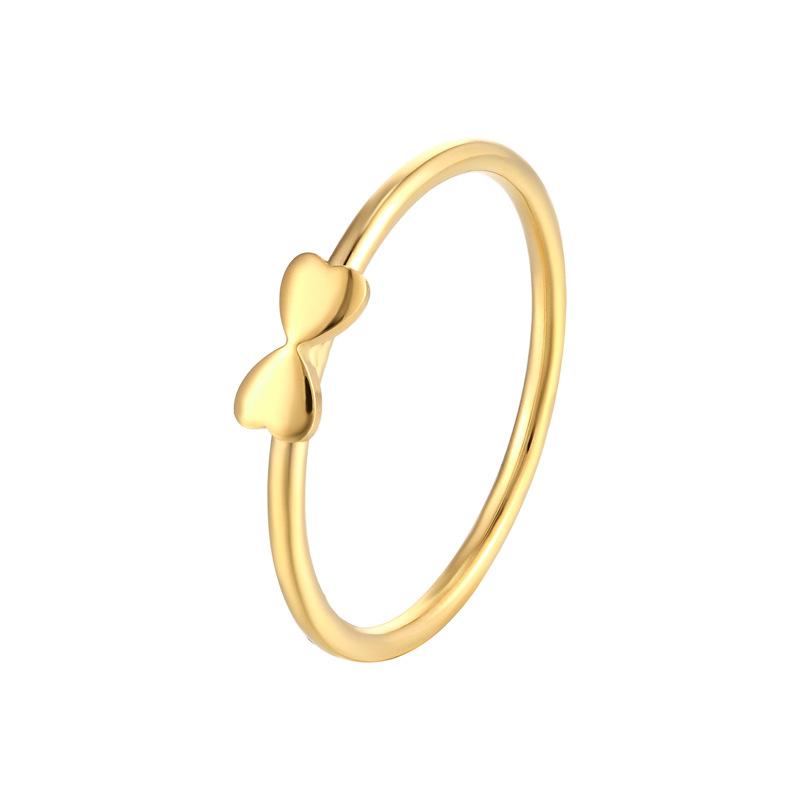 Korean Butterfly Ring Four-leaf Clover Ring Women's Fashion Jewelry