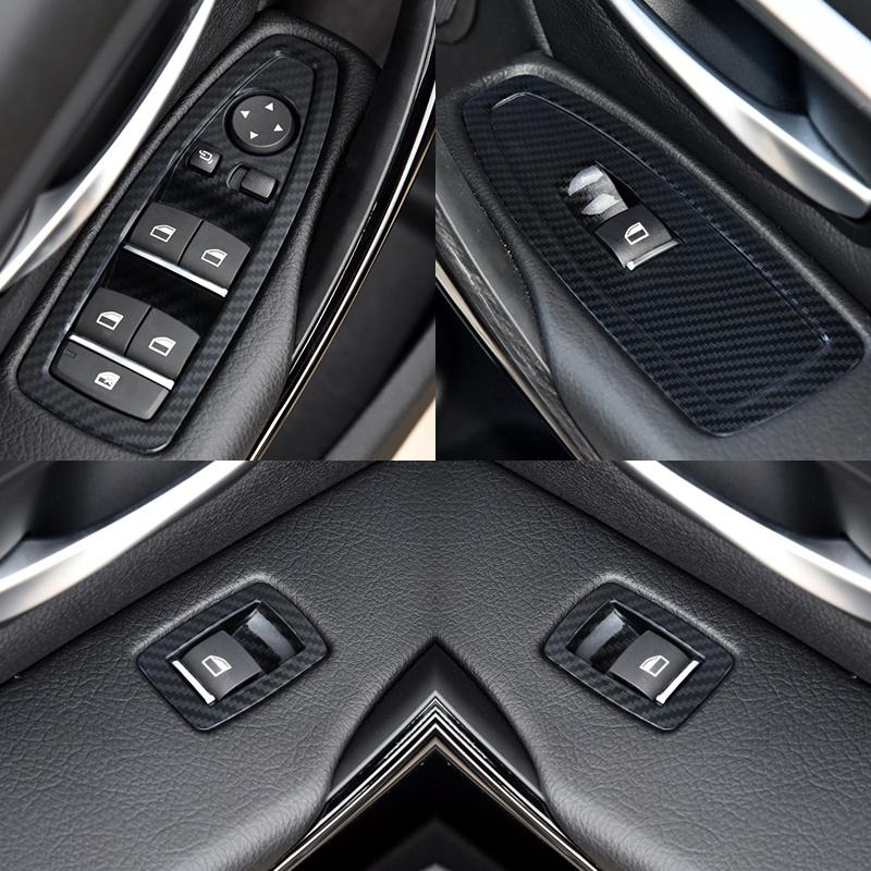 For BMW 1 3 4 Series F30 F31 F34 35 F36 F20 Car Interior Door Trim Switch Power Window Finisher Button Panel Cover Replacement