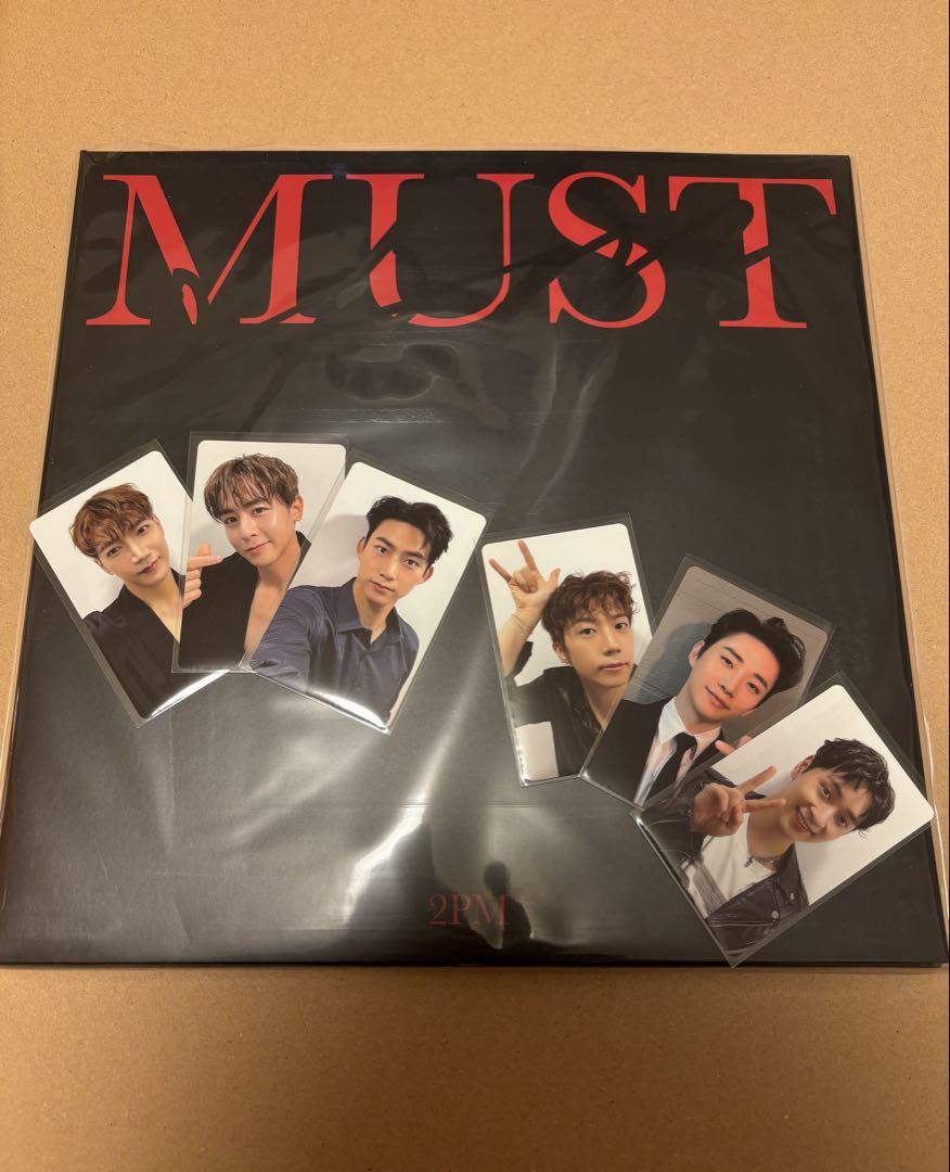 

[USED] 2PM Junho MUST First Limited Edition LP + Purchase Bonus All Members Trading Card Set