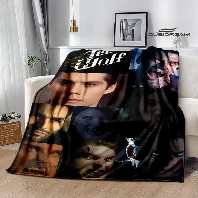 Movie Teen Wolf printed BlanketS Picnic blanket Warm blanket Soft and comfortable Home travel blanket bed linings birthday gift