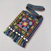 Ethnic Style Small Square Bag With Zipper Closure For Womens Fashion Accessory