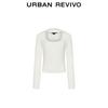 UR 2024 Women's Slim-Fit Hollow Knit Top
