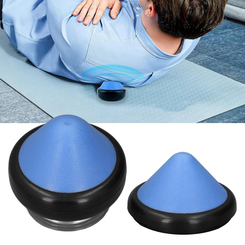 2 in 1 Suction Tapered Massage Ball Handheld Massager Roller Ball for Shoulder Blade Back Cervical Muscle Relaxation