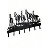 1Pcs 5 Horse Key Hook Hanger Wall Mounted Coat Rack Organizer for Entryway Office Living Room