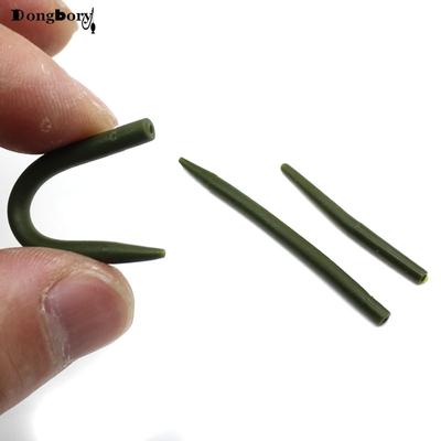 30PCS Anti Tangle Sleeve Rubber Weedy Hook Sleeve Connect with Lead Clips Quick Change Swivels  Carp Fishing Tackle Rig Making