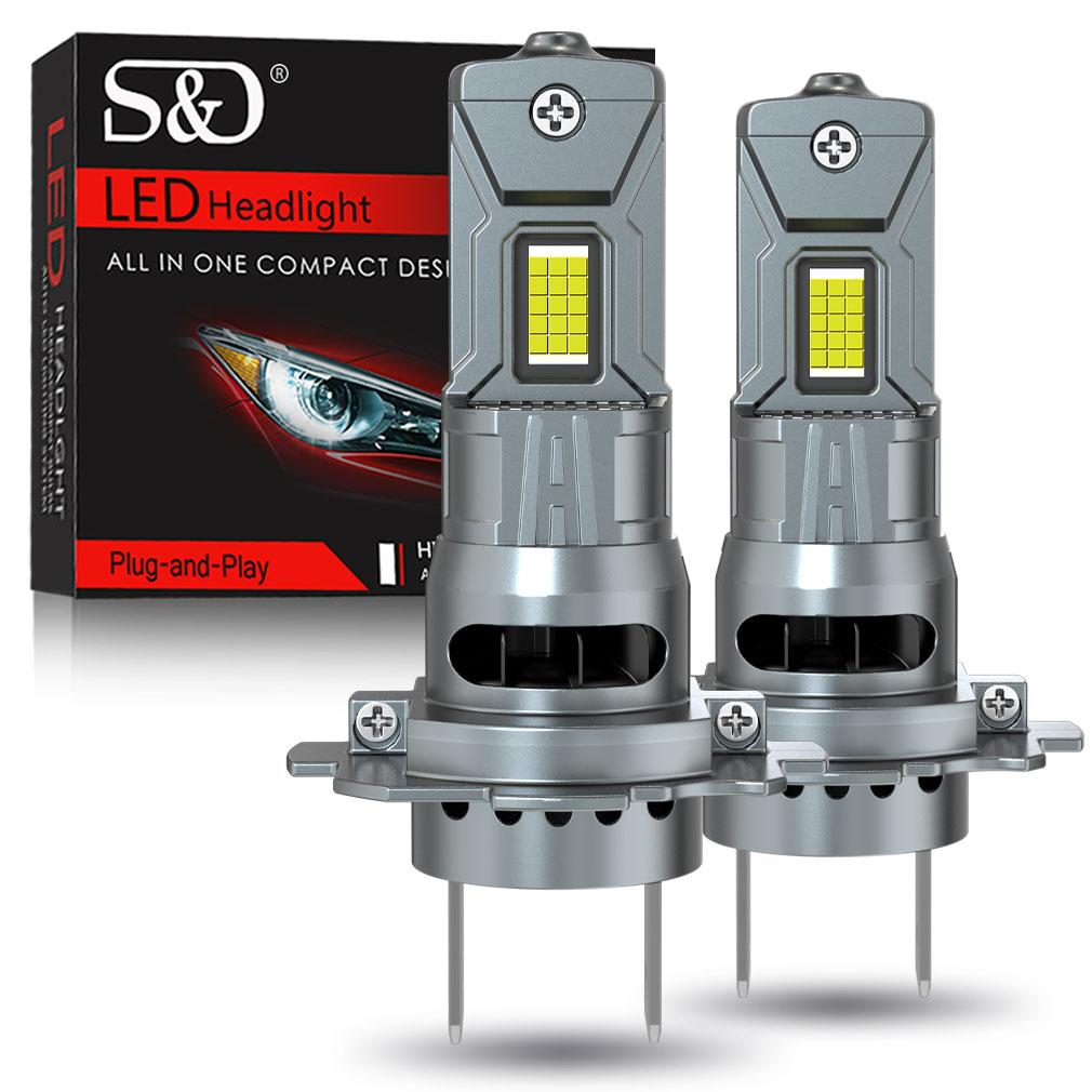 2 ks 30000LM H4 LED žárovky do světlometů H7 H11 H8 9005 HB3 9006 HB4 H27 880 881 Canbus Auto Světlo Turbo Led Auto 30Jádrová CSP Světlomet Plug&Play 6500K Bílá