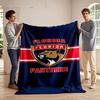 Florida Panthers Logo Blanket Print Blanket Soft and Cozy Perfect for the Living Room Bed Sofa or a Nap,gift