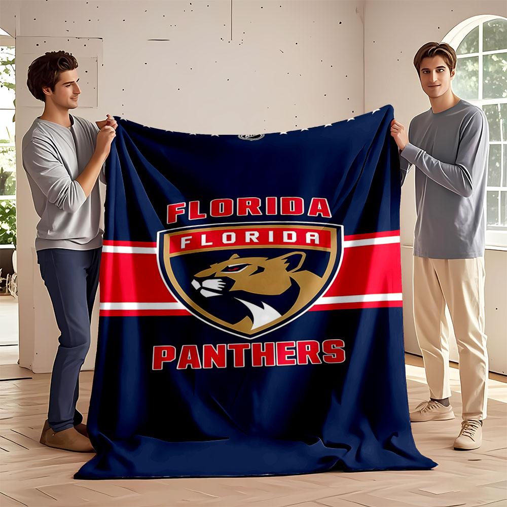 Florida Panthers Logo Blanket Print Blanket Soft and Cozy Perfect for the Living Room Bed Sofa or a Nap,gift