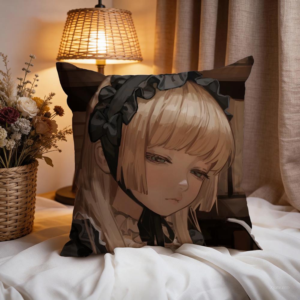 g-GOSICKs Hot Anime Cushion Cover Premium Comfort Reversible Pillow Cove -Two In One Design for Any Room & Car Interior