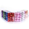 24 Pcs/Set Decorative Xmas Bauble Delicate Balls Decorations Xmas Tree Pendants