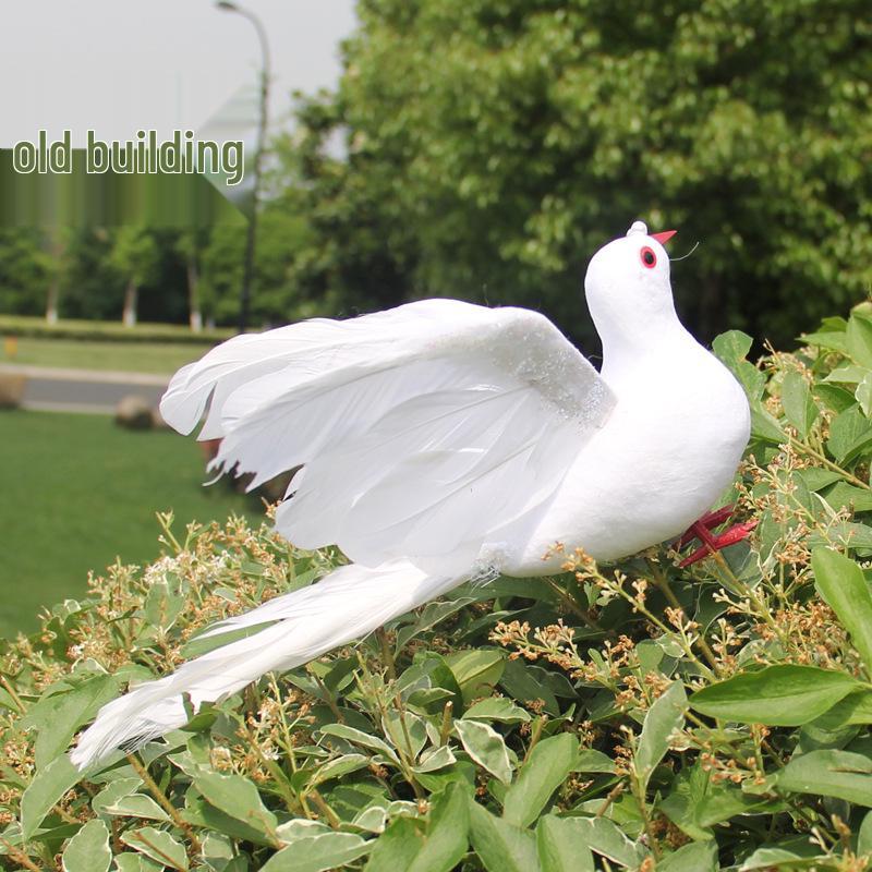 White Dove Feathers for Wedding & Home Decoration Props