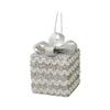 Christmas Hanging Ornaments with Foam Balls Stars Shapes Sequins Beads and Gift Box for Holiday Tree Decorations