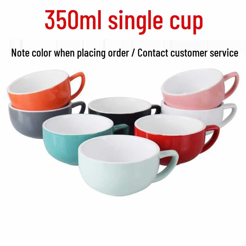 European Ceramic Coffee Set: Professional Latte Art, Cappuccino & Sawada Cups