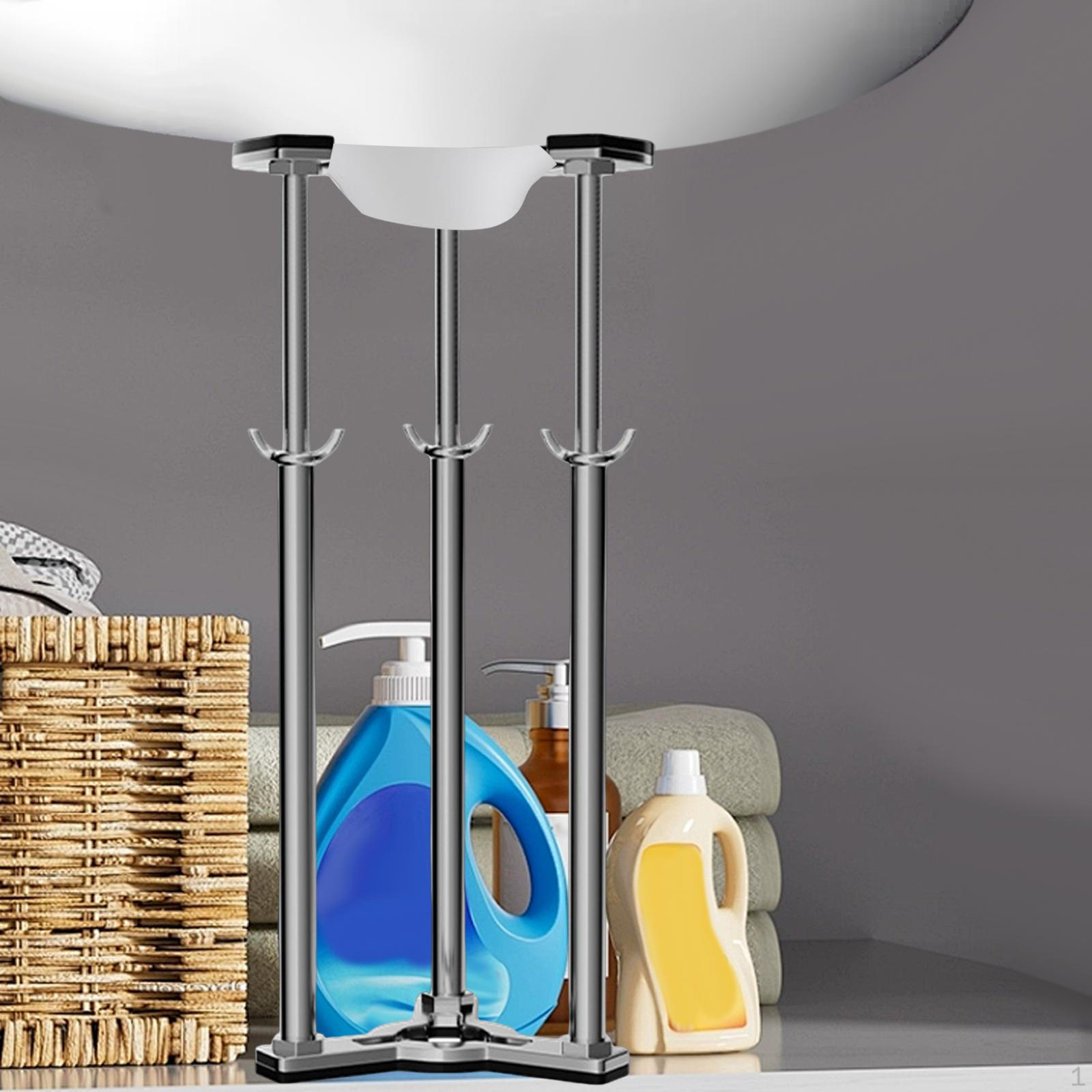 

Кронштейн для мойки под столешницу Прочный Большая несущая способность Раздвижной Регулируемая высота для дома 46cm to 56cm