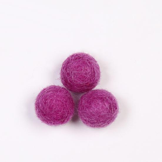 10 Stück 15mm Filzpompons Dekorativ Handgemacht Lustig Handgefertigt DIY Wollfilz