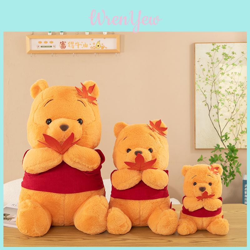 Morbido e Accogliente Foglia d'Acero Winnie the Pooh Grande Peluche Orso Giocattolo per Bambini e Adulti