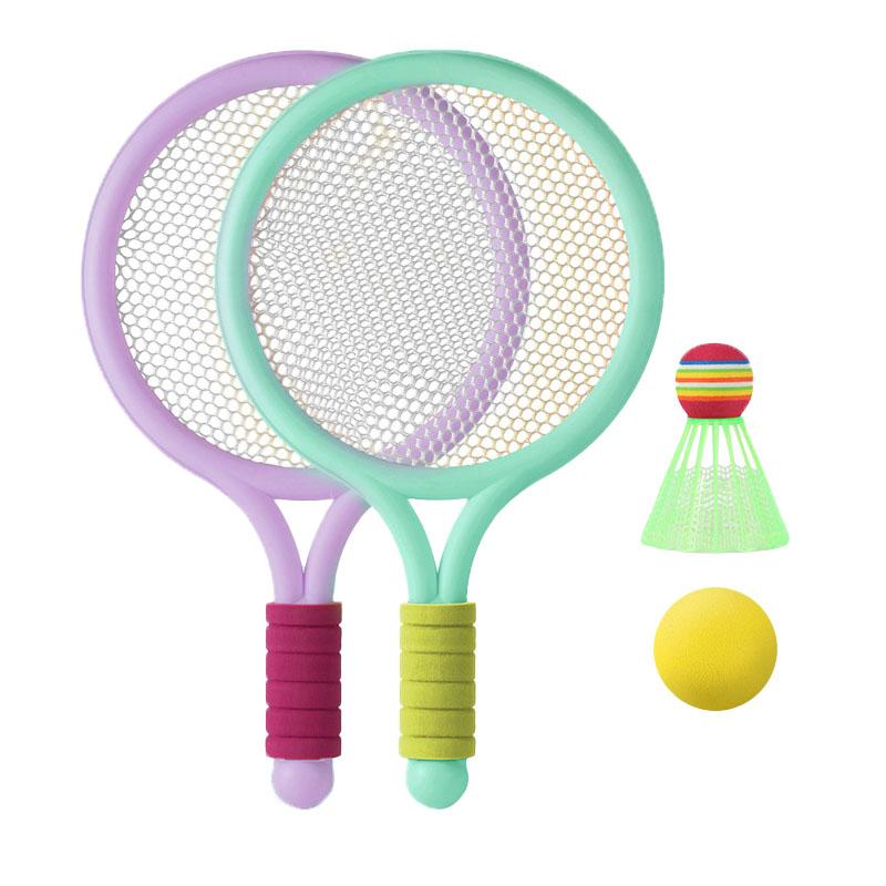 Children Badminton Racket Set Improve Coordination Tennis Rackets for Outdoor Backyard Games