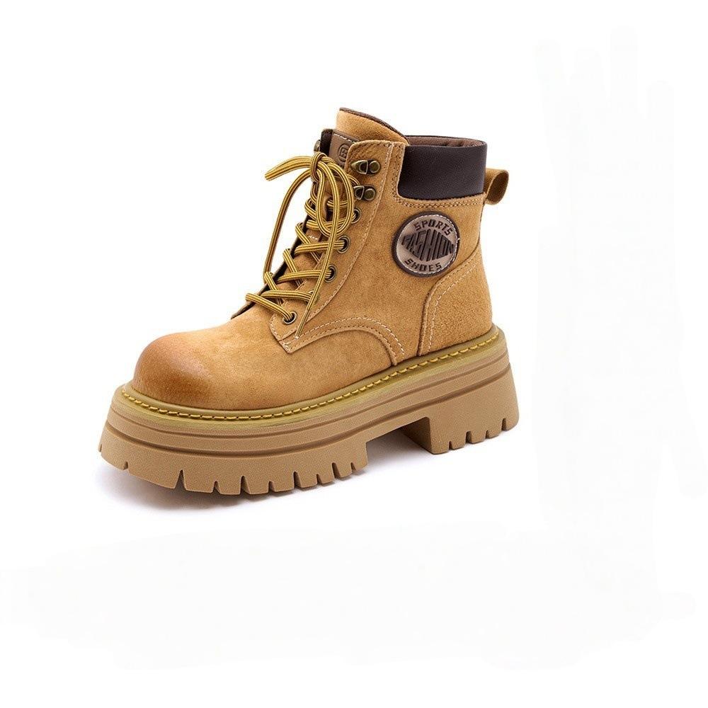 

Martin boots women s 2025 spring and autumn season height increase pink small British style short boots 40