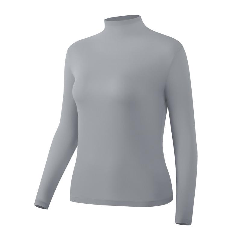 High Collar Hyaluronic Acid Moisturizing Women's Suit for Autumn/Winter - Ultra-Thin & Invisible Warm Base Layer.