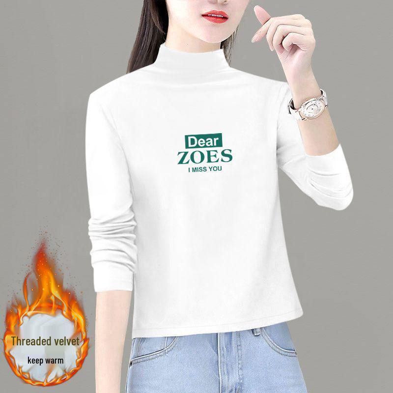 

Women s Fleece Half-High Collar Base Layer - Cozy Fall/Winter 2025 Edition L (110-120 lbs)
