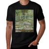 Monet's Water Lilies T-Shirt Plus Size Basic Cotton T-Shirt