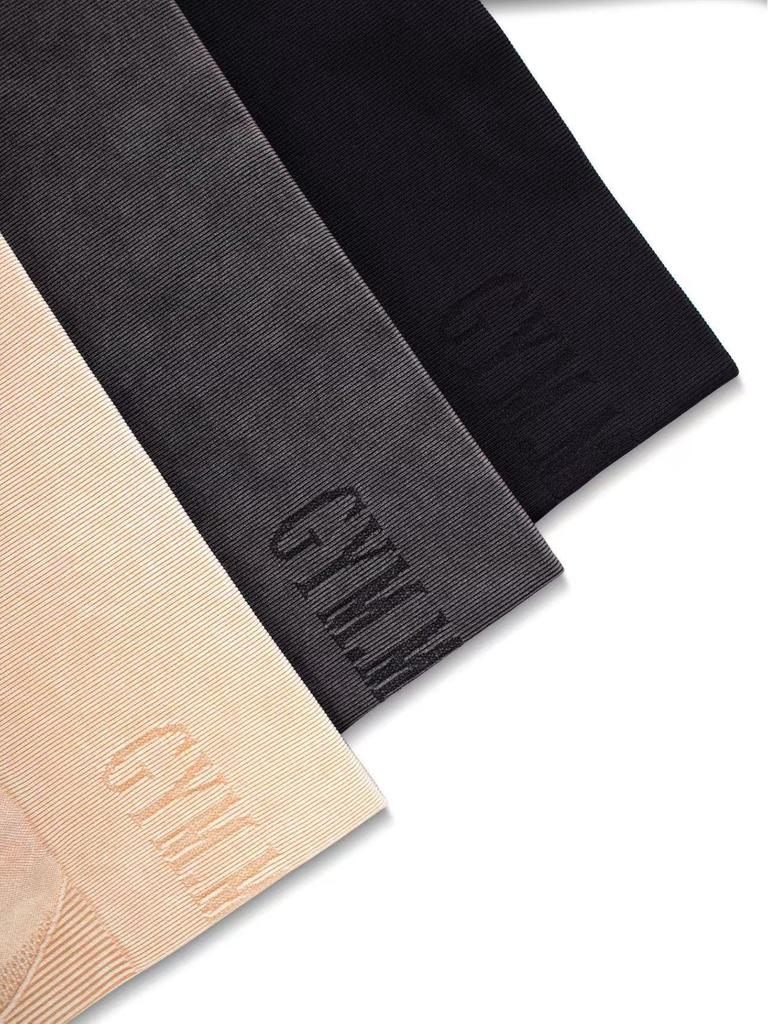 Seamless Women's Yoga Pants: Sand Washed, Quick Dry, Butt Lifting, Tight Fit, Letter Print, Sports Fitness Long Pants