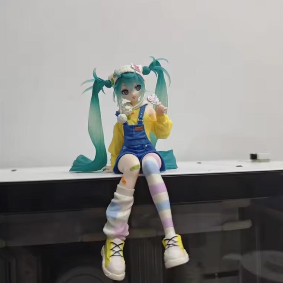 Echte FuRyu Hatsune Miku Süßigkeiten Lutscher Nudeln Druckfigur Landschaft SPM VOCALOID Miku Figuren Modell Spielzeug Geschenk