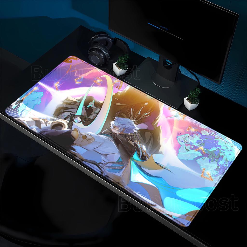 HD Game Honkai Star Rail Phainon Mousepad Computer Gaming Office Accessories Keyboard Rubber Mouse Pad teclado overlock Desk Mat