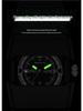 Sanda Men's Waterproof Y2K Retro Quartz Wristwatch with Multi-section Armor Strap, Model 9503.