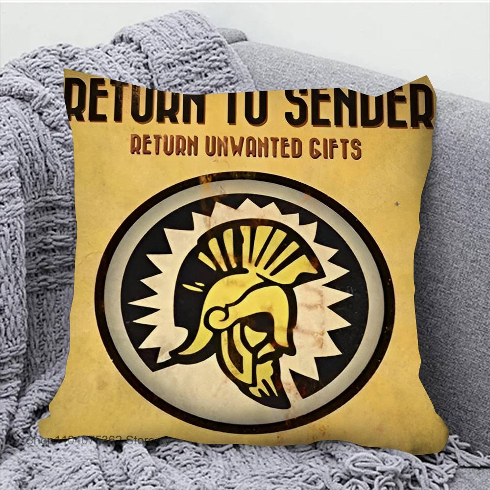 Game Popular Bioshock Pillow Case Square Pillow Bedroom Sofa Leisure Comfort Cushion Car Living Room Home Decoration