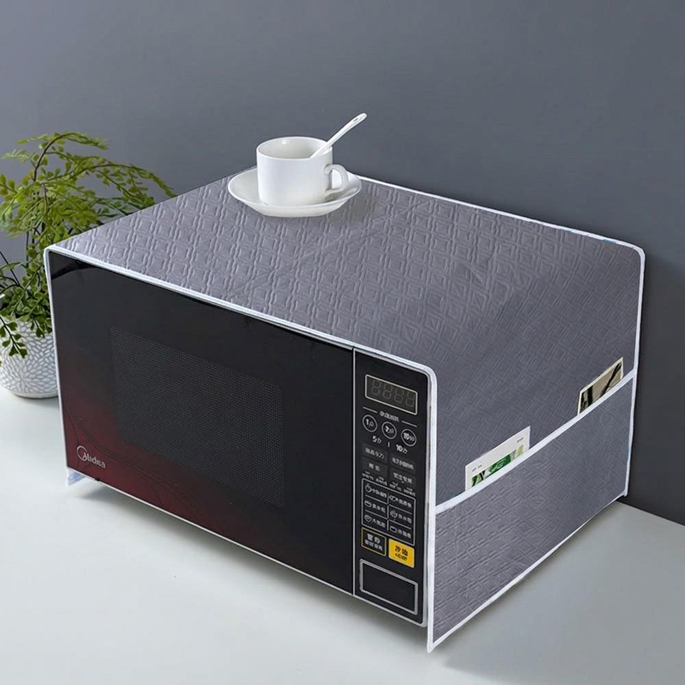 Washable Super Soft Microwave Oven Dust Cover Dustproof Oilproof Kitchen Appliance Cover PEVA Oven Dust Proof Cover Kitchen Use