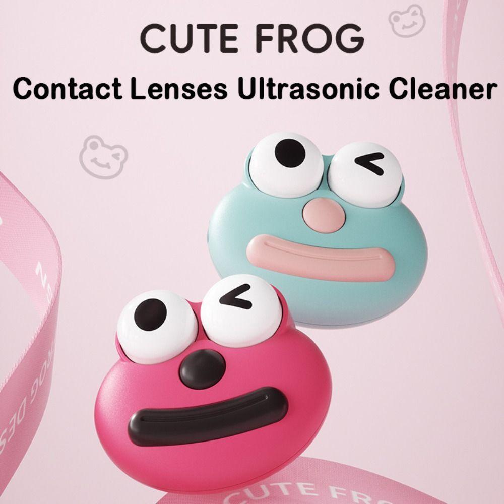 Portable Contact Lenses Case Automatic Remove Tear Protein Cleaning Machine
