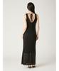 FRAY Mesh Lace Knit Black I.D. Women's Ame-Sli Dress, FWNO252013,