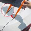 Orange Car Body Panel Gap Measurment Tool Ruler Feeler Gauge Car Taper Gap Inspection Tools Inch Car Alignment Door Rangefinder