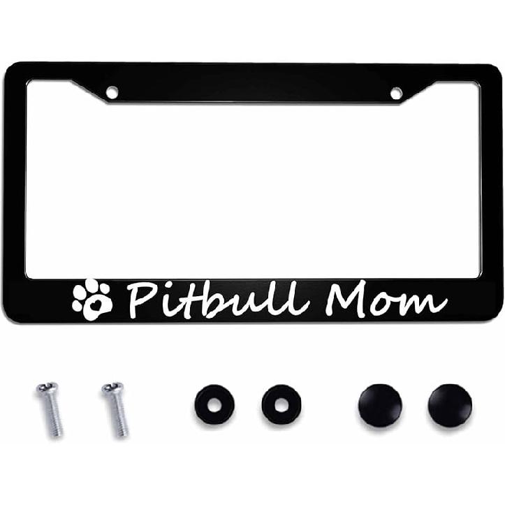 License Plate Frame Registered Nurse Stainless Steel License Plate Frame With 2 Holes & Free Screws 12.2 X 6.3 Inches