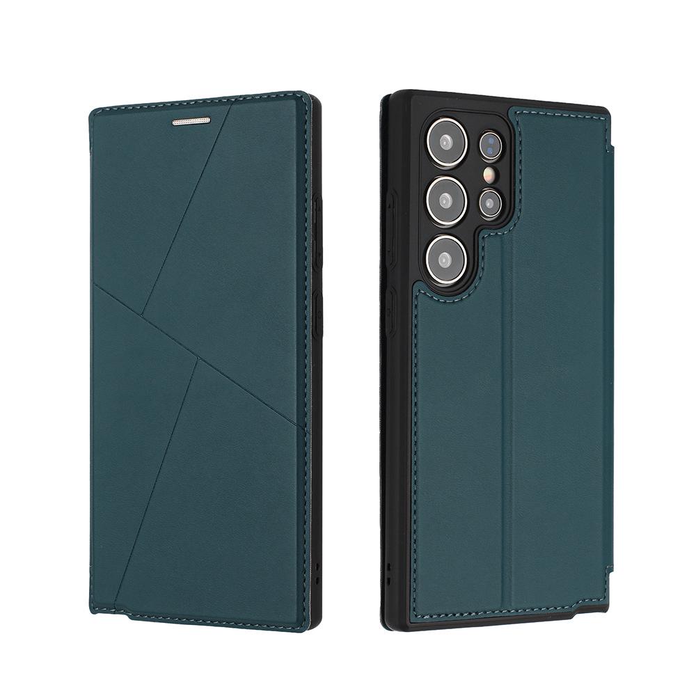 Samsung S25 Flip Ultra Leather Phone Case - Full Coverage, Lightweight, Magnetic Card Slot