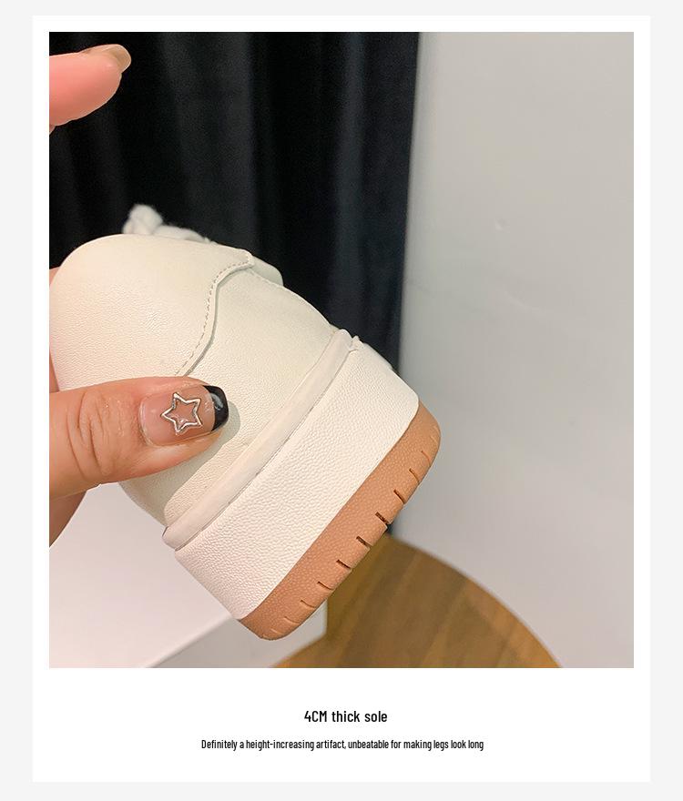 Damskie 2025 Nowe Oddychające Niemieckie Trenerki, Okrągły Nosek, Sznurowane, Gruba Podeszwa, Zwiększające Wysokość, Wszechstronne Casualowe Białe Buty Sportowe