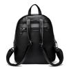 Soft leather simple backpack women's 2025 new fashionable and versatile large-capacity lightweight women's shoulder casual backpack