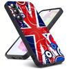 Uk Flag For Samsung Galaxy S25 S24 S23 Ultra S22 S21 Plus S20 Black Soft Silicone Protective Case