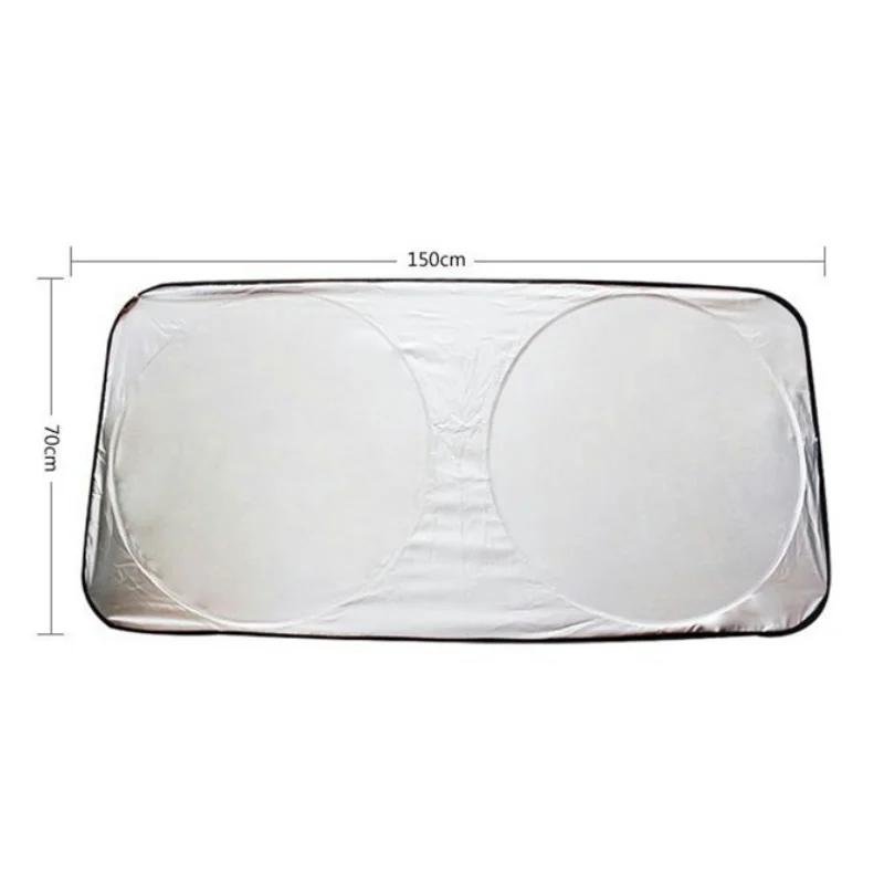 

Солнцезащитный козырек на лобовое стекло автомобиля, УФ-блокирующий складной солнцезащитный козырек на лобовое стекло автомобиля, теплоизоляционный солнцезащитный козырек 150x70 см