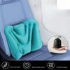 Upgraded Portable Pressurized Inflatable Lumbar Support Travel Pillow Foldable Neck Pillow for Home and Travel