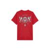 Jordan Breathable Comfortable Casual Simple Printed Versatile Short Sleeve T-Shirt Men Tops Red IB7529687