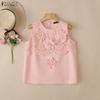ZANZEA Women Floral Lace Splice Casual Sleeveless Vest Tops