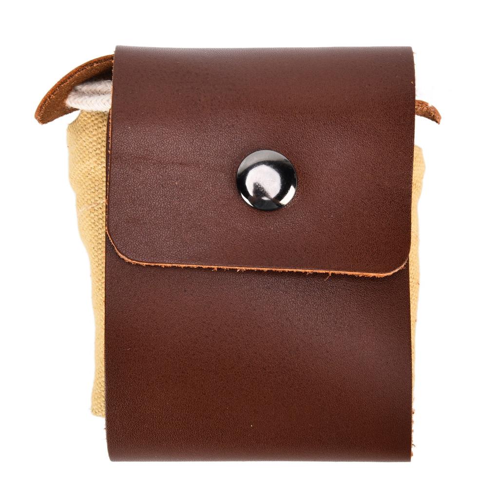 Leather Foraging Pouch Belt Fruit Picking Bag for Camping Fruit Collecting