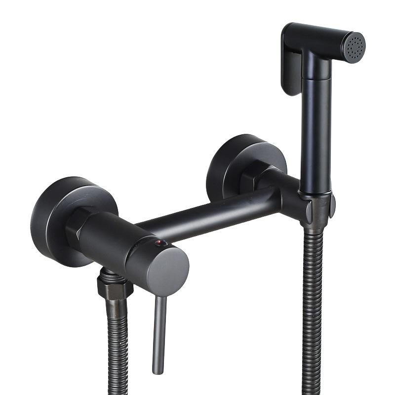 

Комплект смесителей для туалета и биде из розового золота, горячая и холодная вода, туалет, душ, распылитель с насадкой, смеситель для биде, латунная фурнитура для ванной комнаты