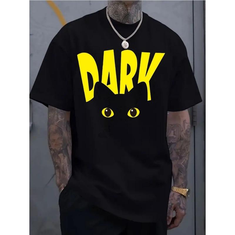 

Европейский размер, с коротким рукавом, повседневная, для спорта, рубашка для мужчин, со стильным 2D-принтом, изготовлена из эластичного и удобного материала, идеально подходит для занятий спортом S чёрный