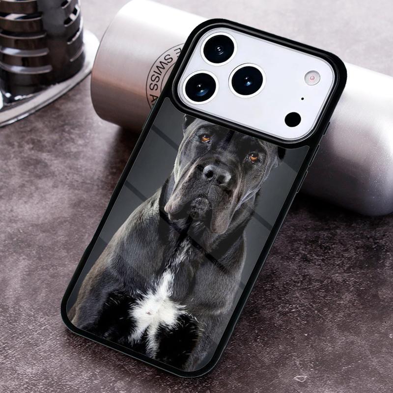 

Чехол для телефона с изображением итальянского мастифа Кане Корсо для iPhone 17 16 15 Pro Max Air 14 13 12 11 Plus Ударопрочный чехол iPhone 14 Pro