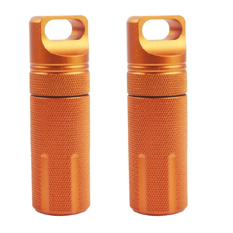 Aluminum Alloy Pills Box Waterproofs Medicine Box Case Keychains Holder Container Bottles Small Travel Medicine Bottle