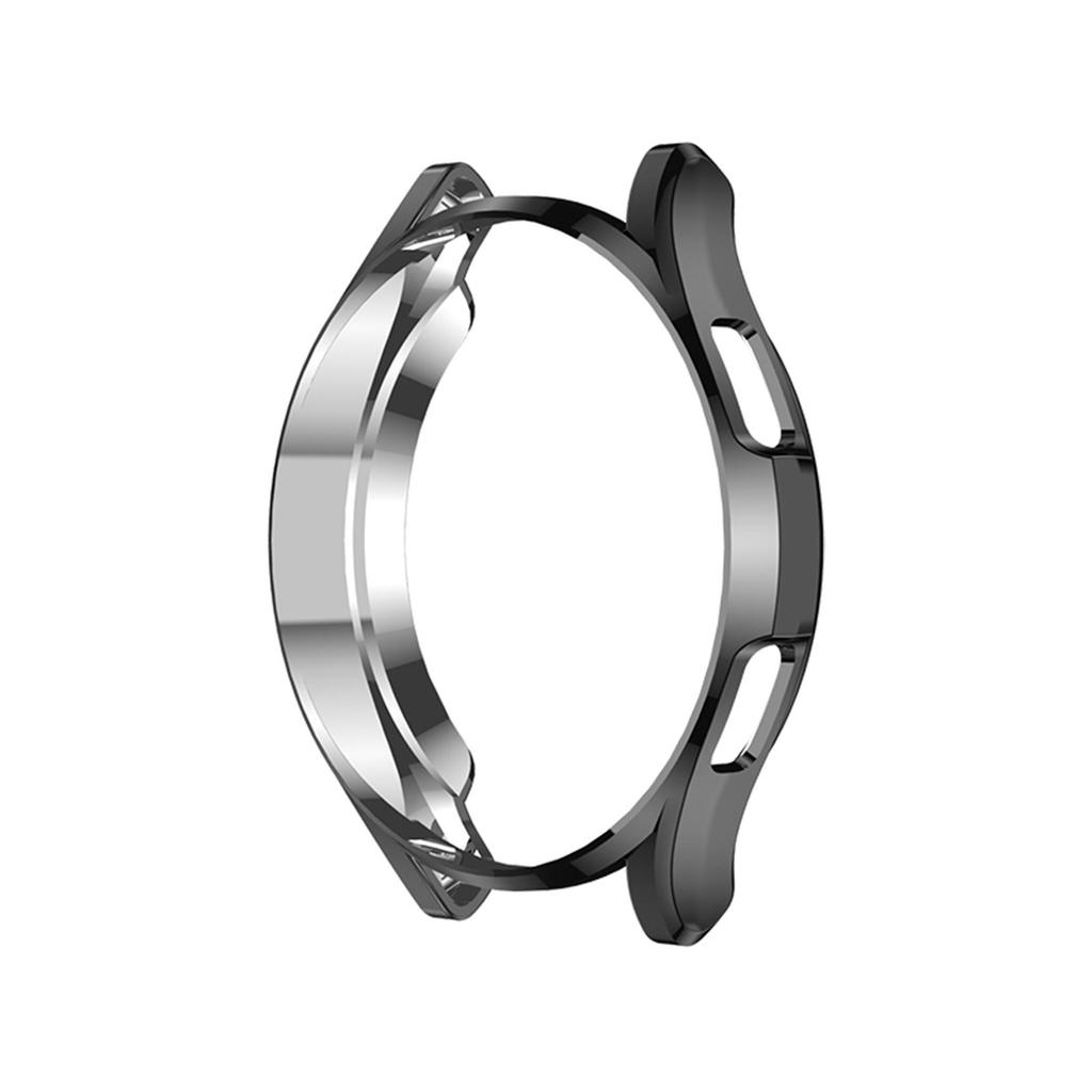 TPU Protective Case Compatible for Samsung Galaxy Watch4 Classic 42mm Hollow Soft TPU Case Electroplating Protection